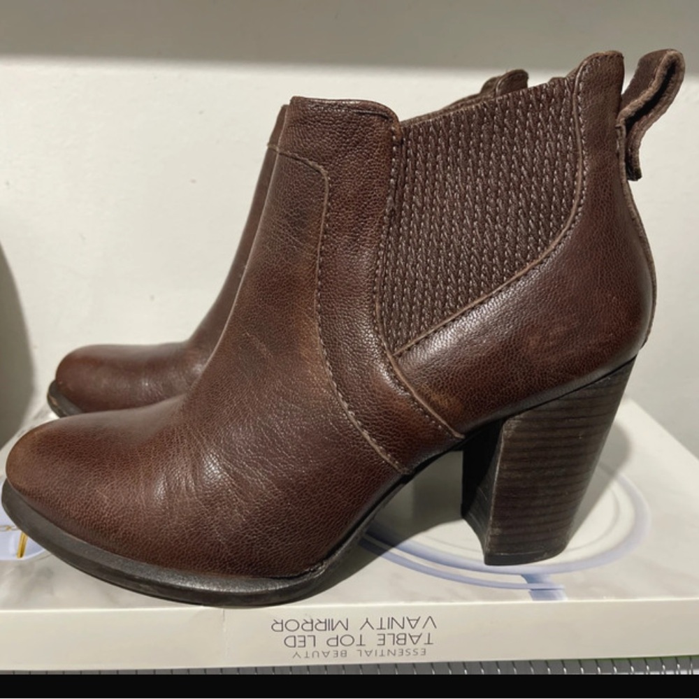 UGG Dark Brown Heeled Boots
